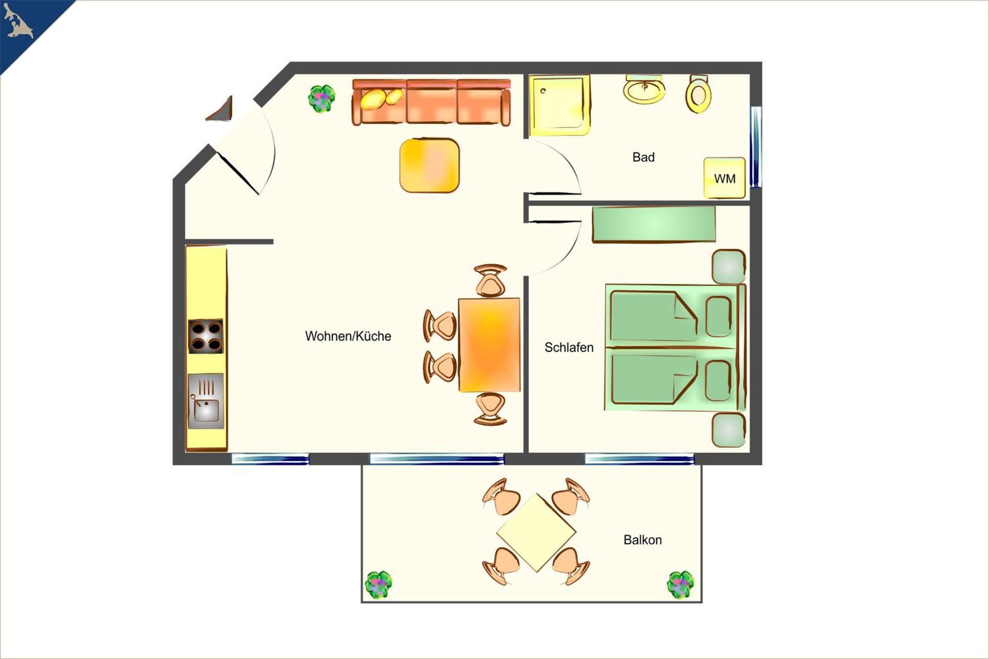 Ueckeritz Ferienwohnung Sonnenblick Εξωτερικό φωτογραφία
